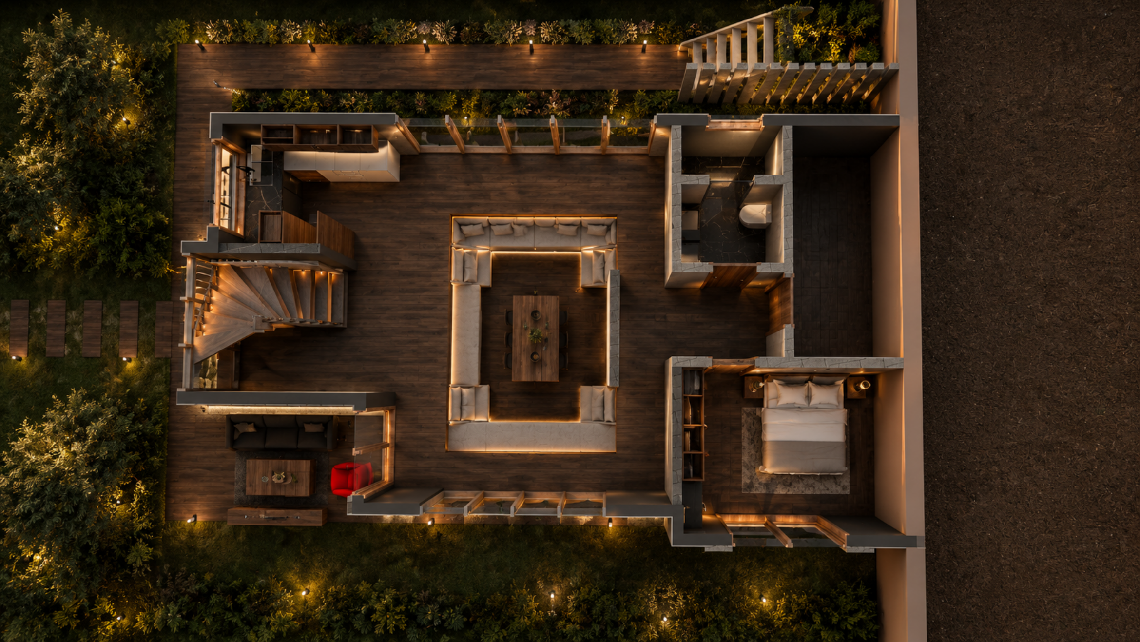 Akköy Villa — kat planı 1